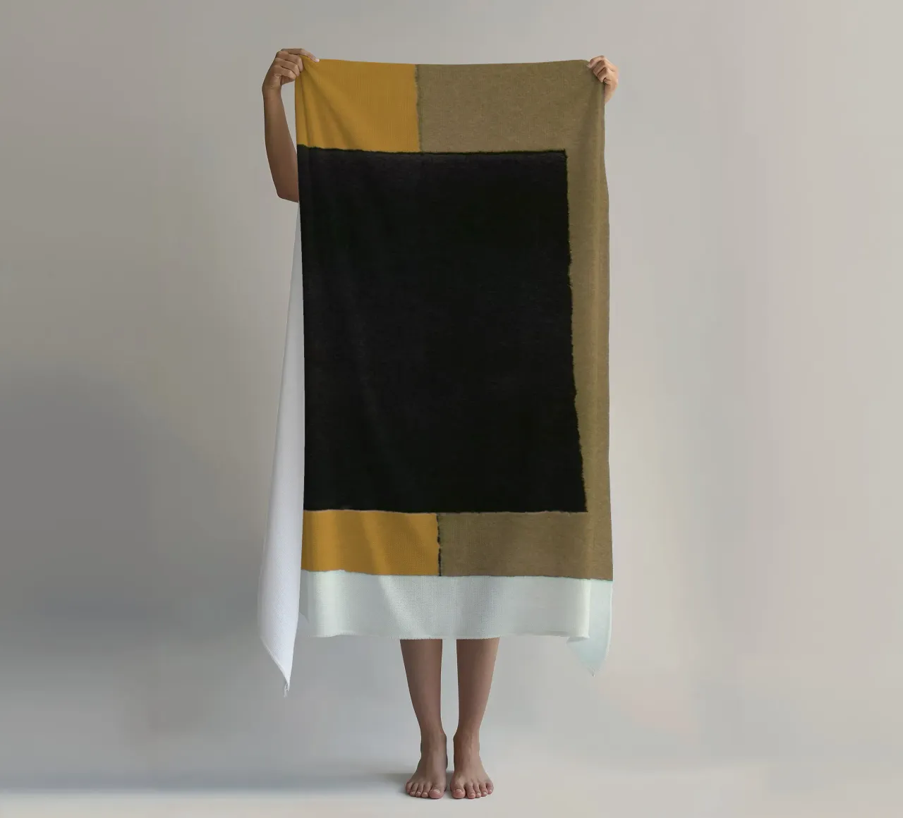 Alisa Galitsyna - Geometria del colore 01 telo mare da The Artcircle