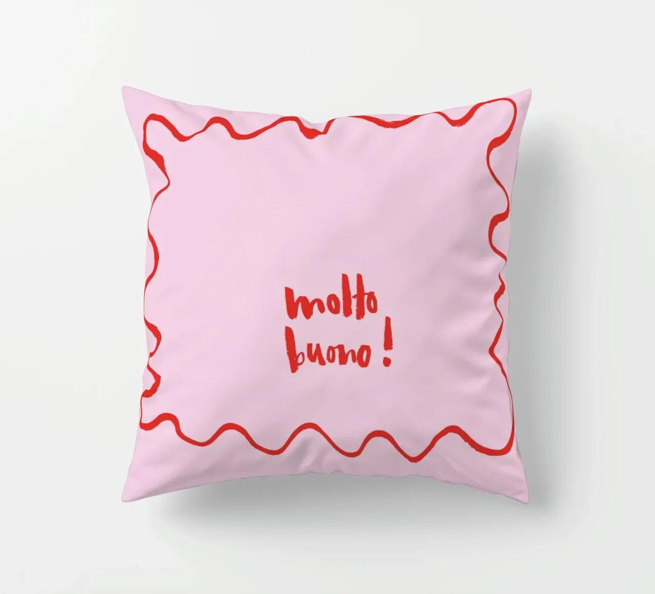Molto buono decorative cushion by Brushmeetspaper