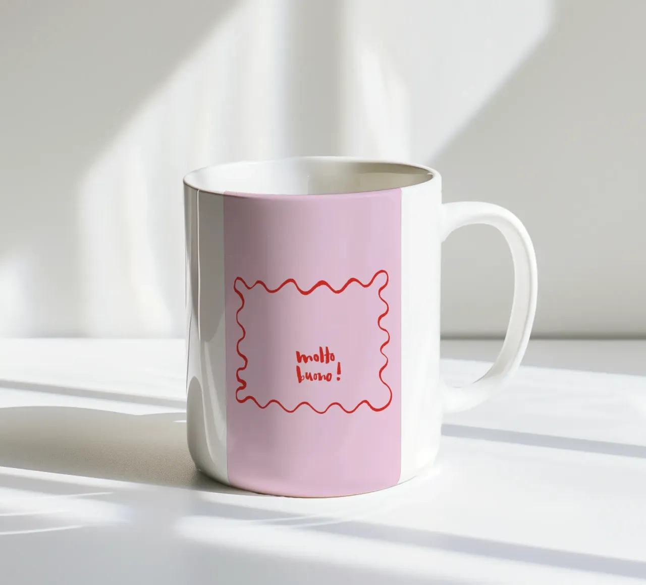 Molto buono tazza in ceramica da Brushmeetspaper