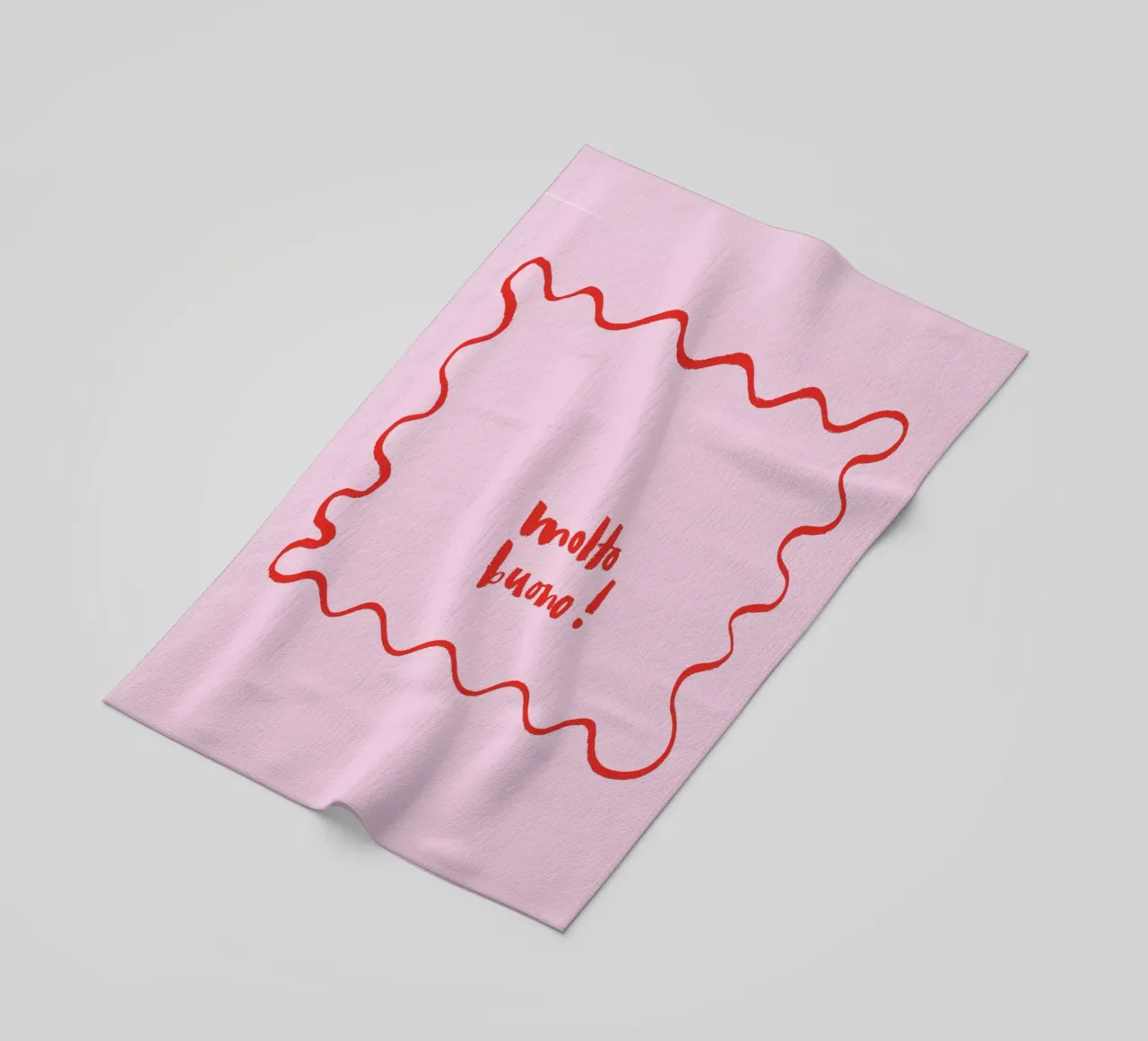 Molto buono beach towel by Brushmeetspaper