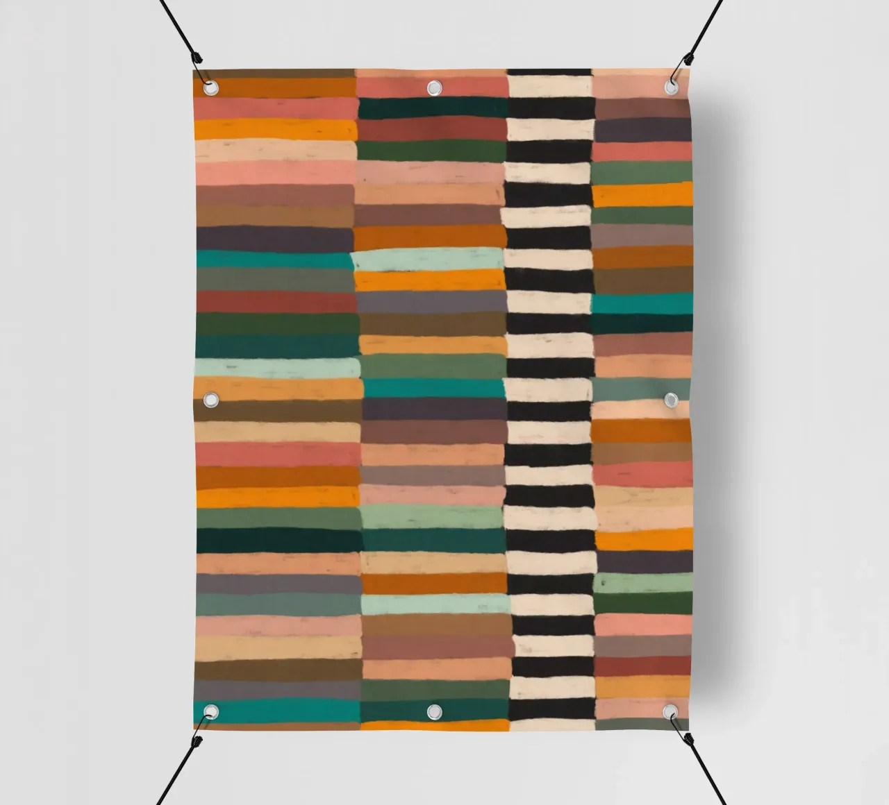 Alisa Galitsyna - Mix di strisce 01 telo in pvc da The Artcircle