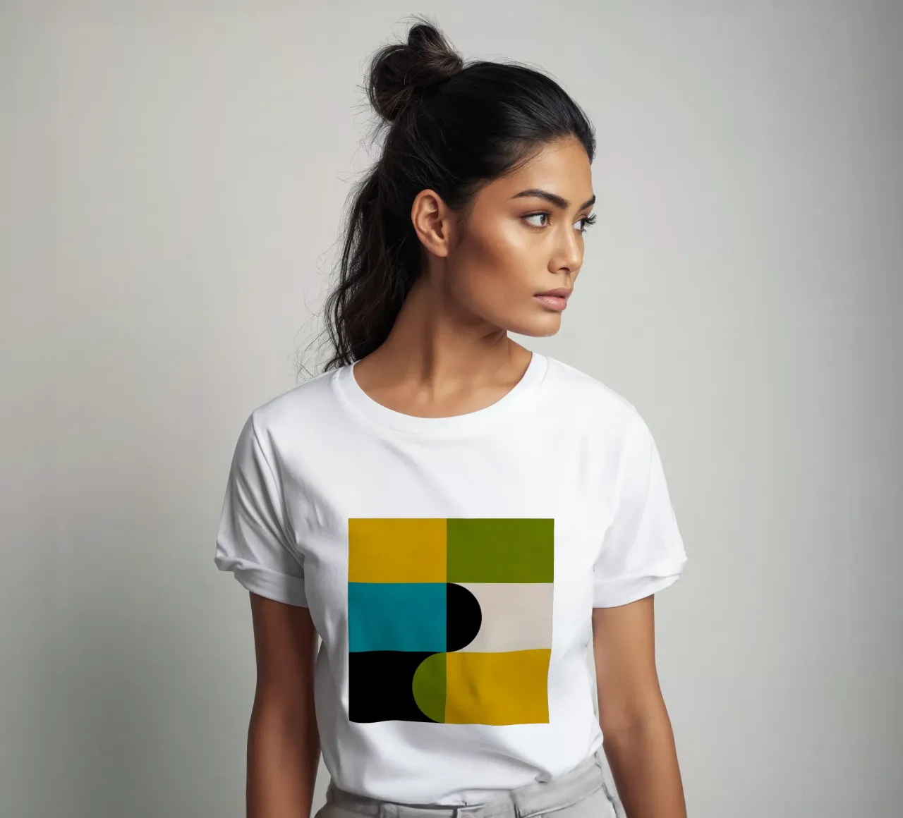 Bold Shapes Blocks Moderna t-shirt da TijanaArtStudio88