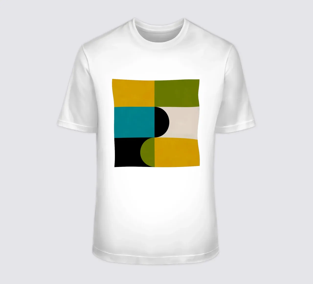 Bold Shapes Blocks Moderna t-shirt da TijanaArtStudio88