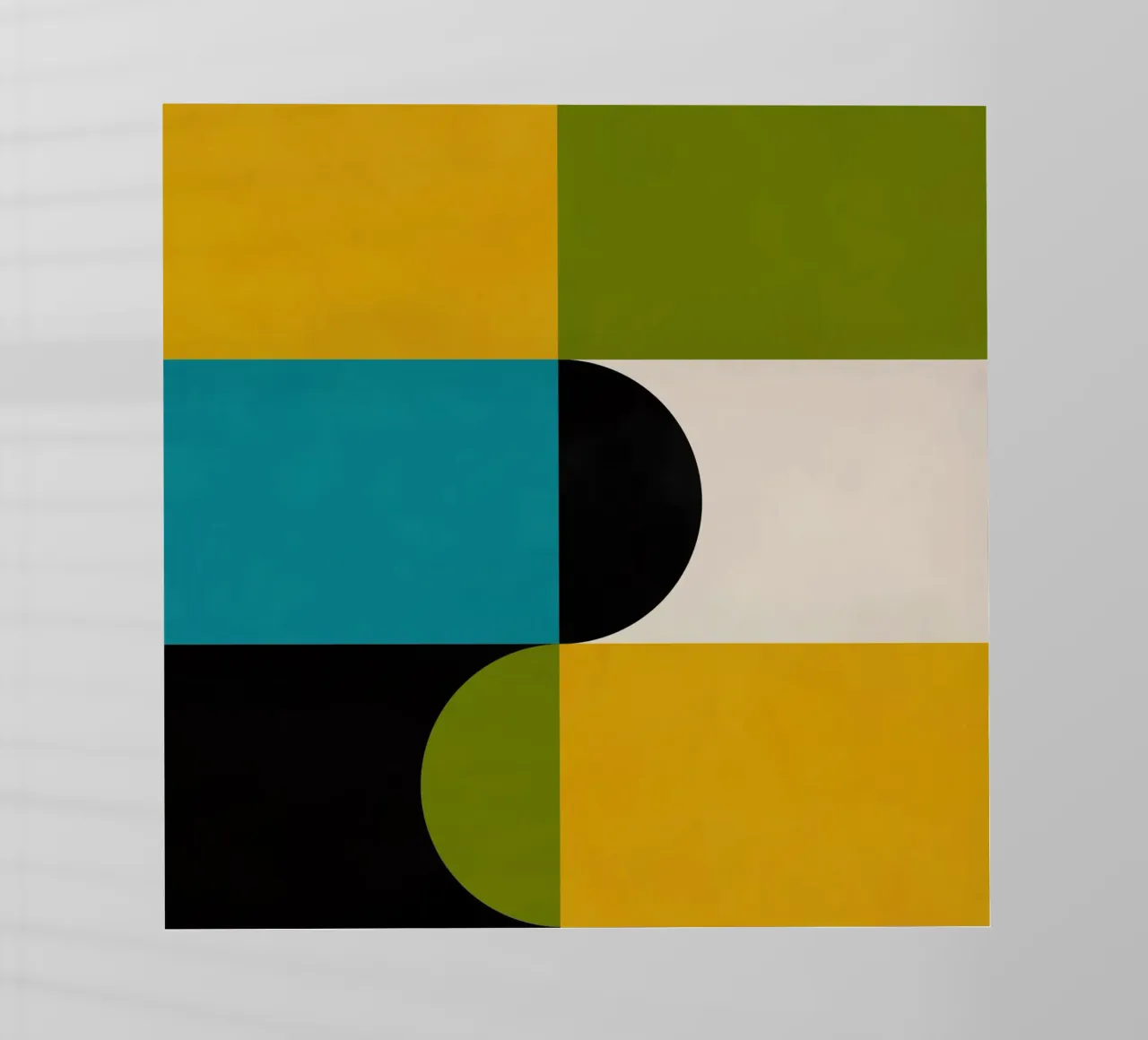 Bold Shapes Blocks Moderna pellicola backlit da TijanaArtStudio88