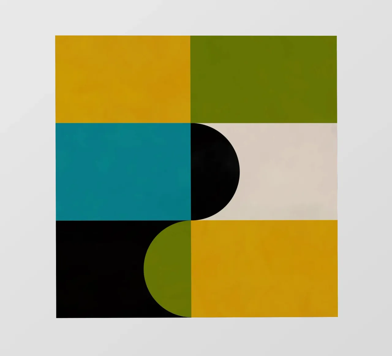 Bold Shapes Blocks Moderna pellicola backlit da TijanaArtStudio88