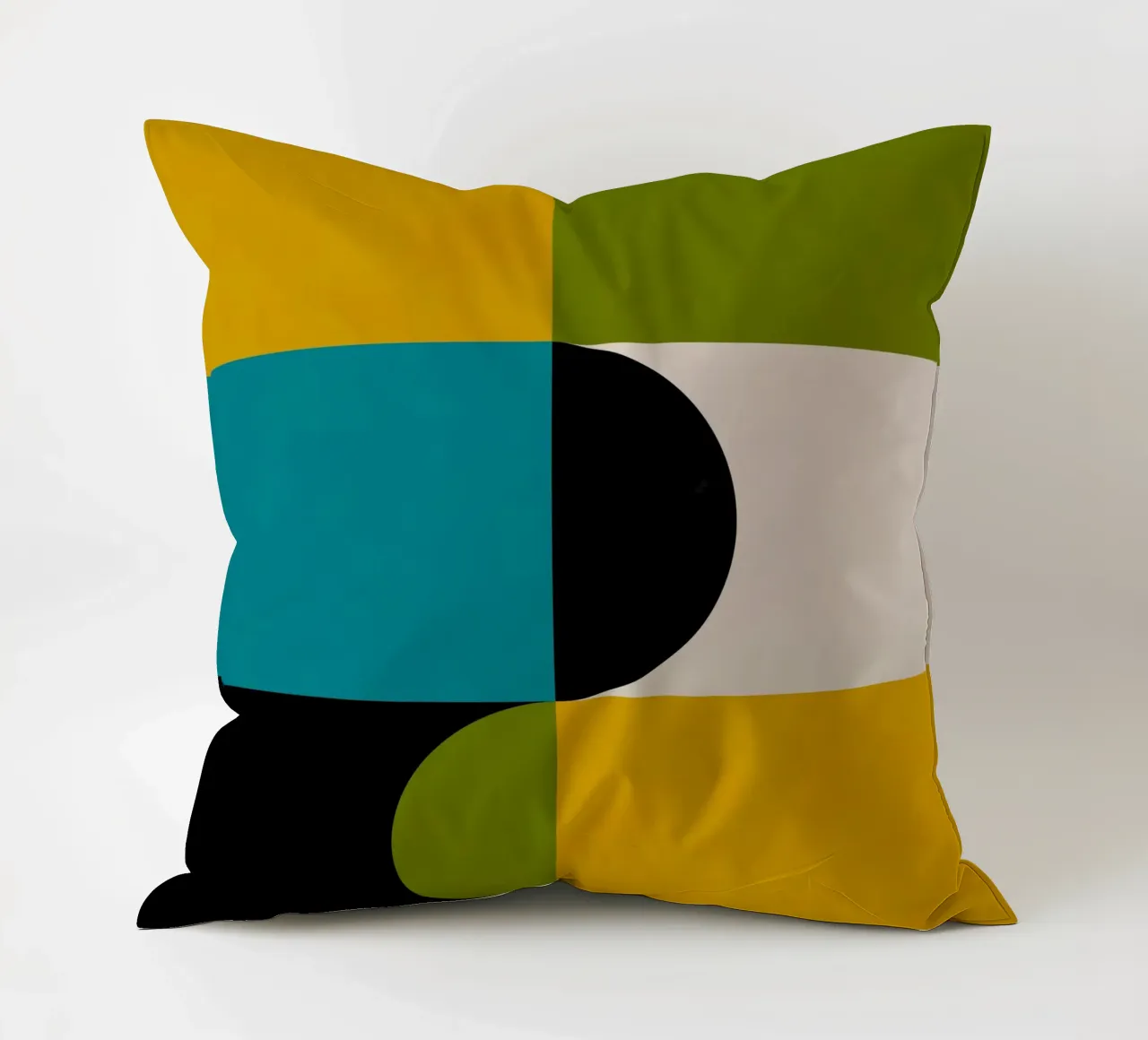 Bold Shapes Blocks Moderna cuscino da TijanaArtStudio88
