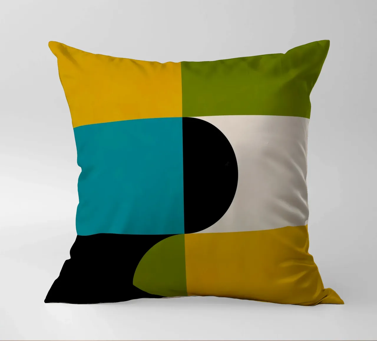 Bold Shapes Blocks Moderna cuscino da TijanaArtStudio88
