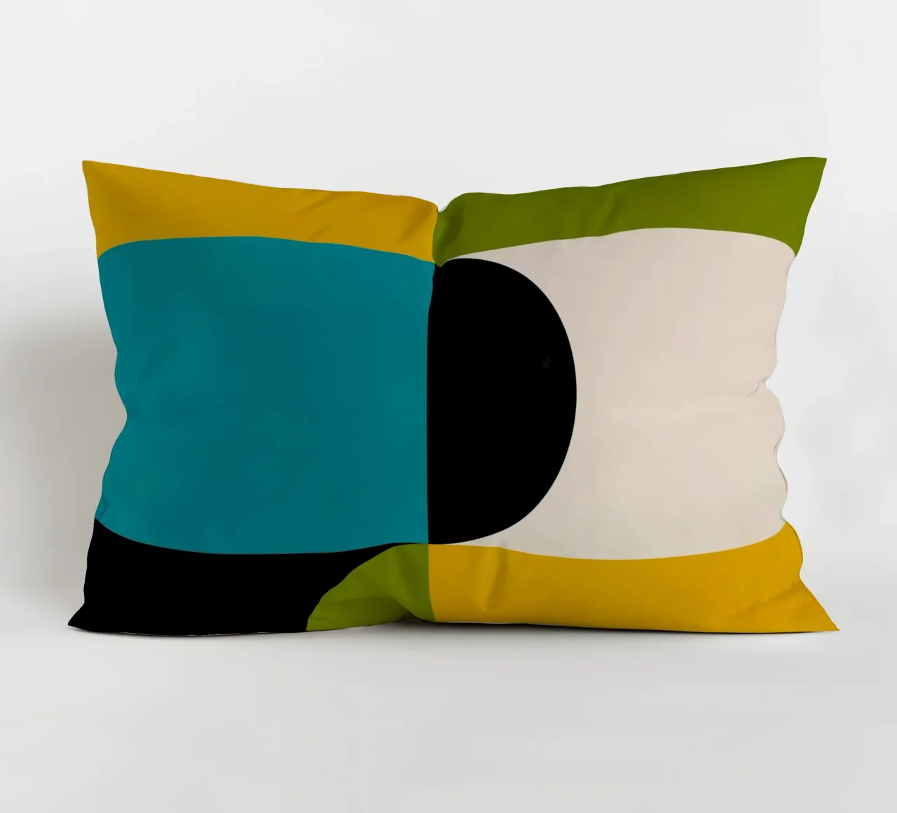 Bold Shapes Blocks Moderna cuscino da TijanaArtStudio88