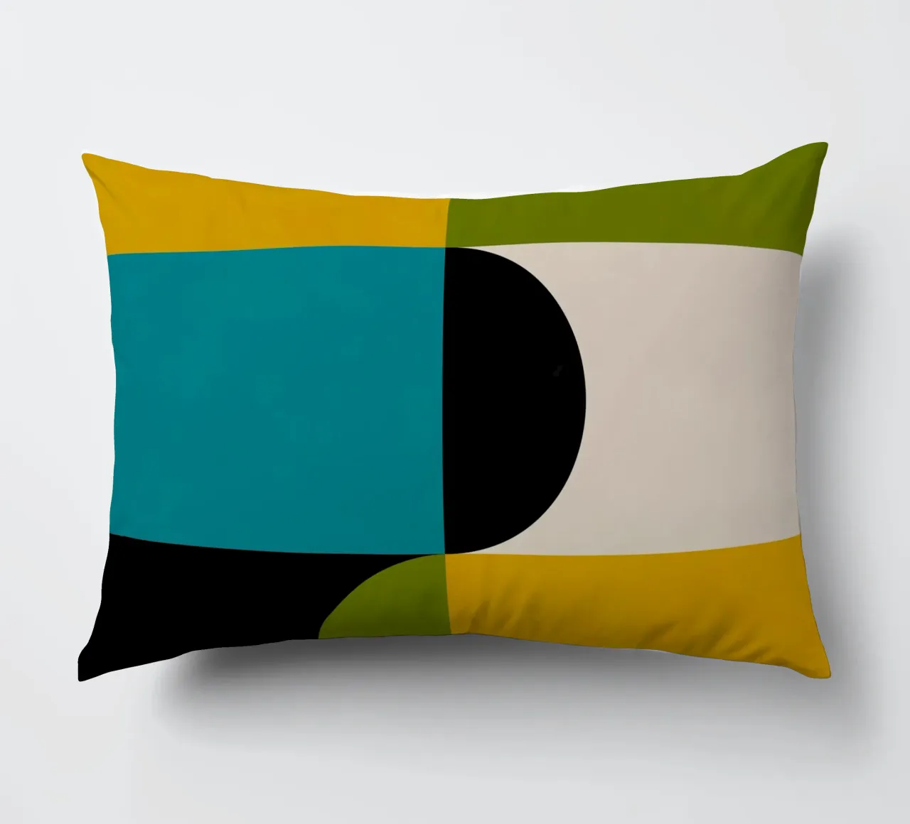 Bold Shapes Blocks Moderna cuscino da TijanaArtStudio88