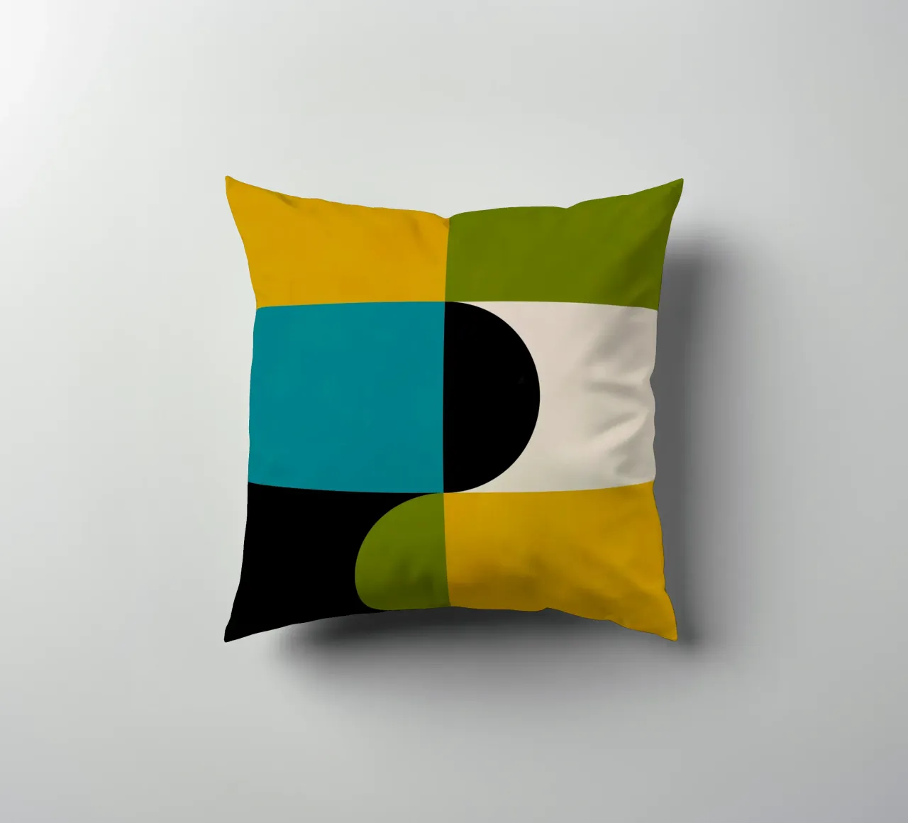 Bold Shapes Blocks Moderna cuscino da TijanaArtStudio88