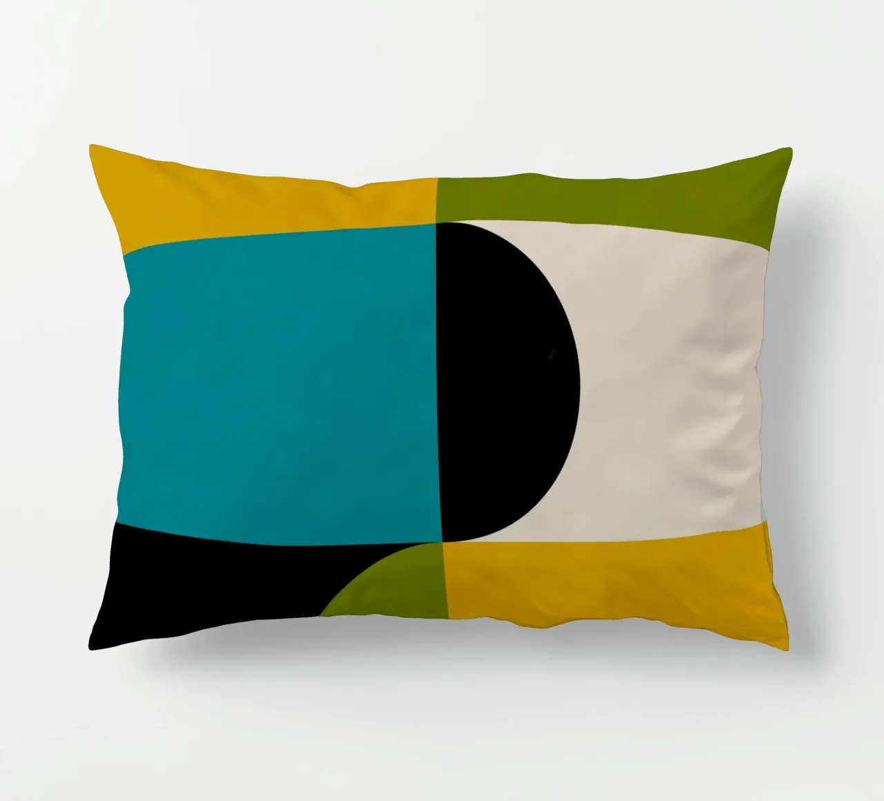 Bold Shapes Blocks Moderna cuscino da TijanaArtStudio88