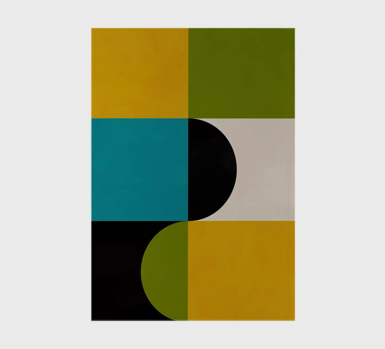Bold Shapes Blocks Moderna diario da TijanaArtStudio88