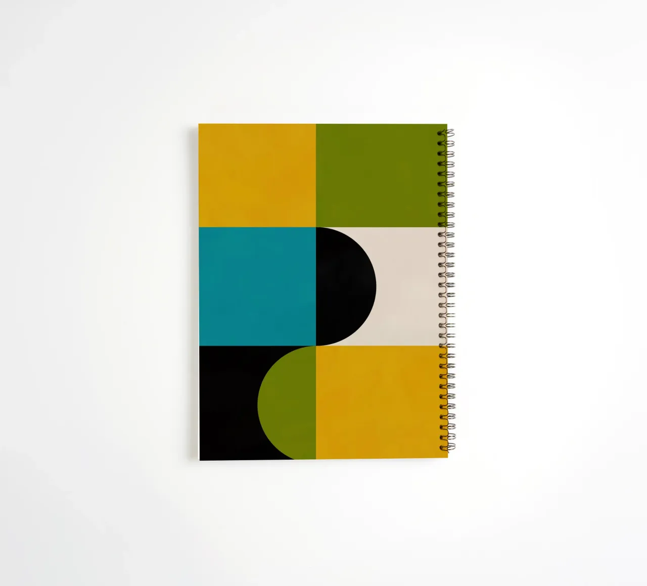 Bold Shapes Blocks Moderna diario ad anelli da TijanaArtStudio88