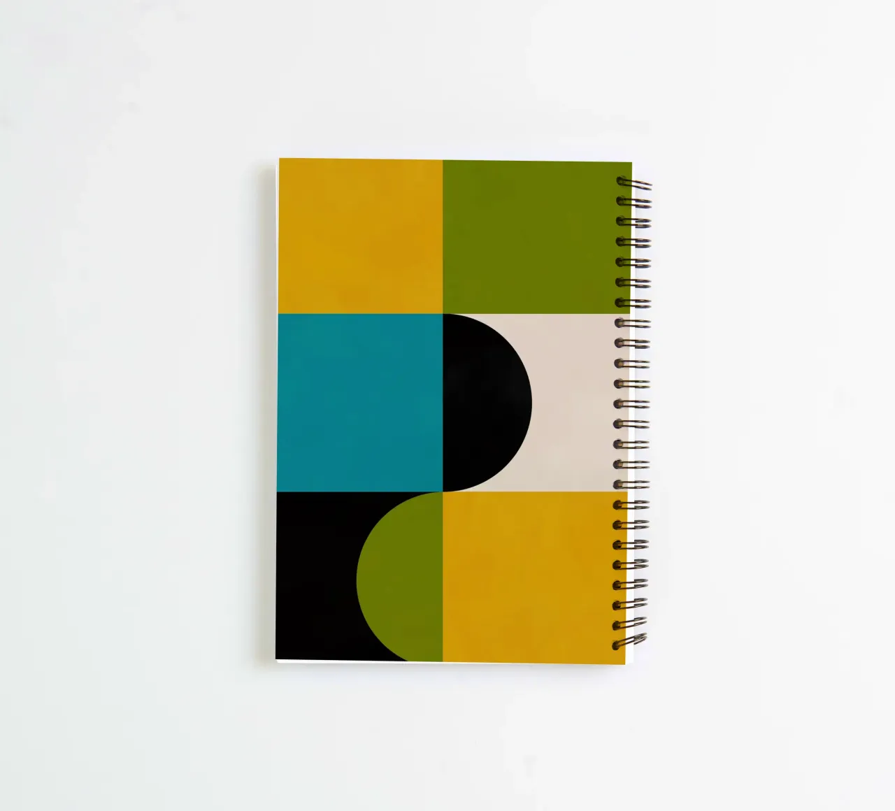 Bold Shapes Blocks Moderna diario ad anelli da TijanaArtStudio88