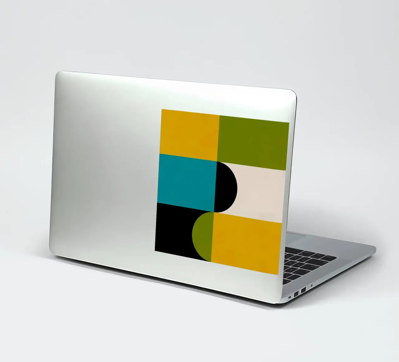 Bold Shapes Blocks Moderna pegatina de TijanaArtStudio88