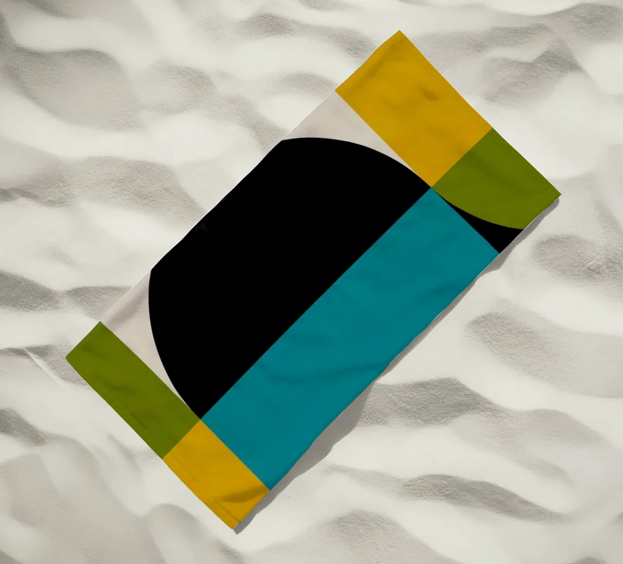 Bold Shapes Blocks Moderna telo mare da TijanaArtStudio88