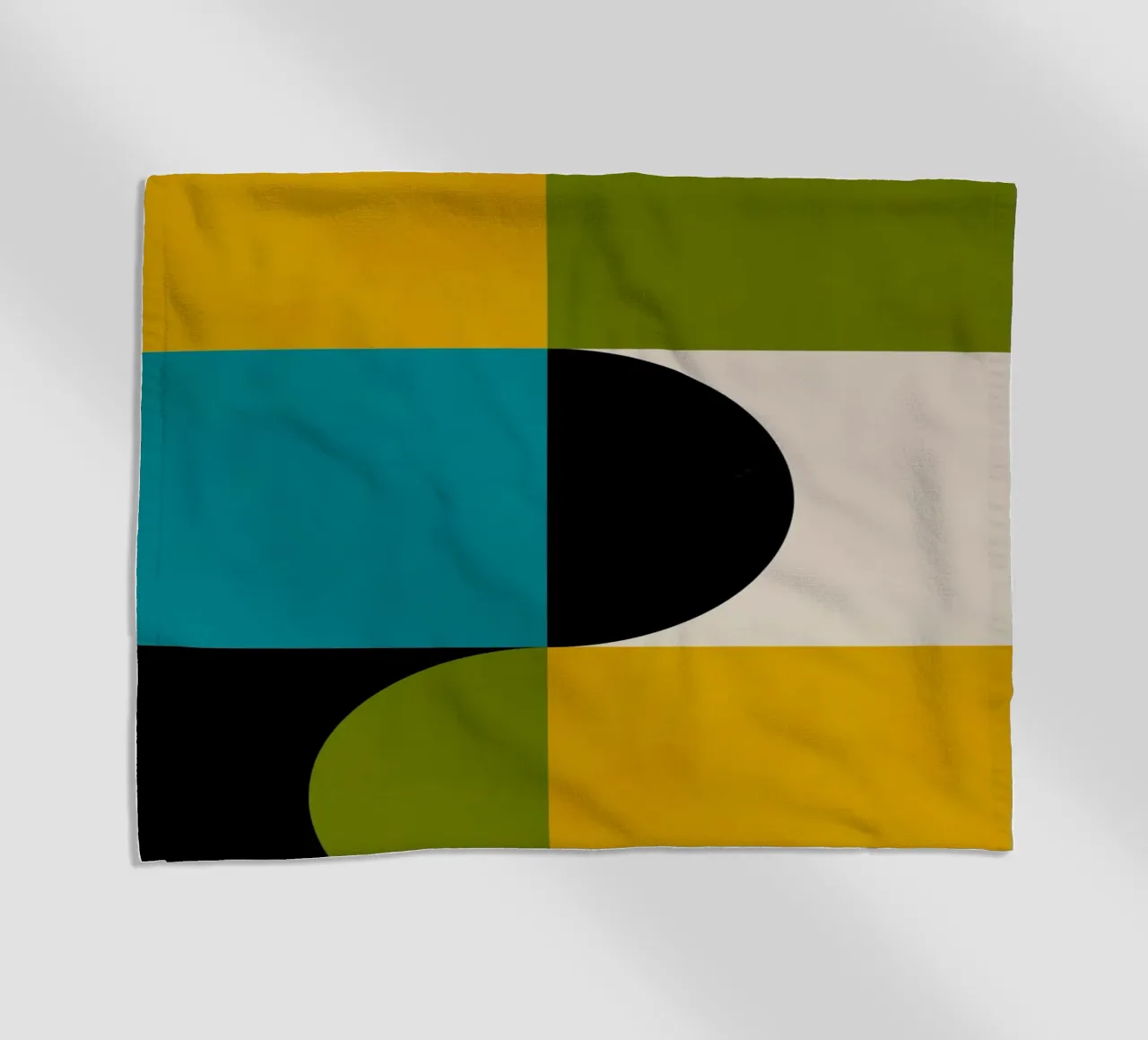Bold Shapes Blocks Moderna telo mare da TijanaArtStudio88
