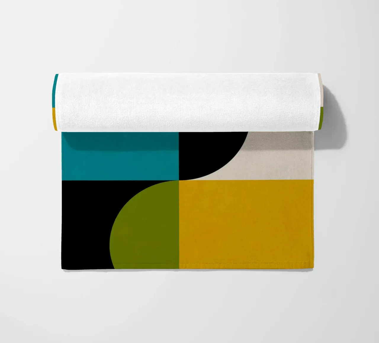 Bold Shapes Blocks Moderna telo mare da TijanaArtStudio88