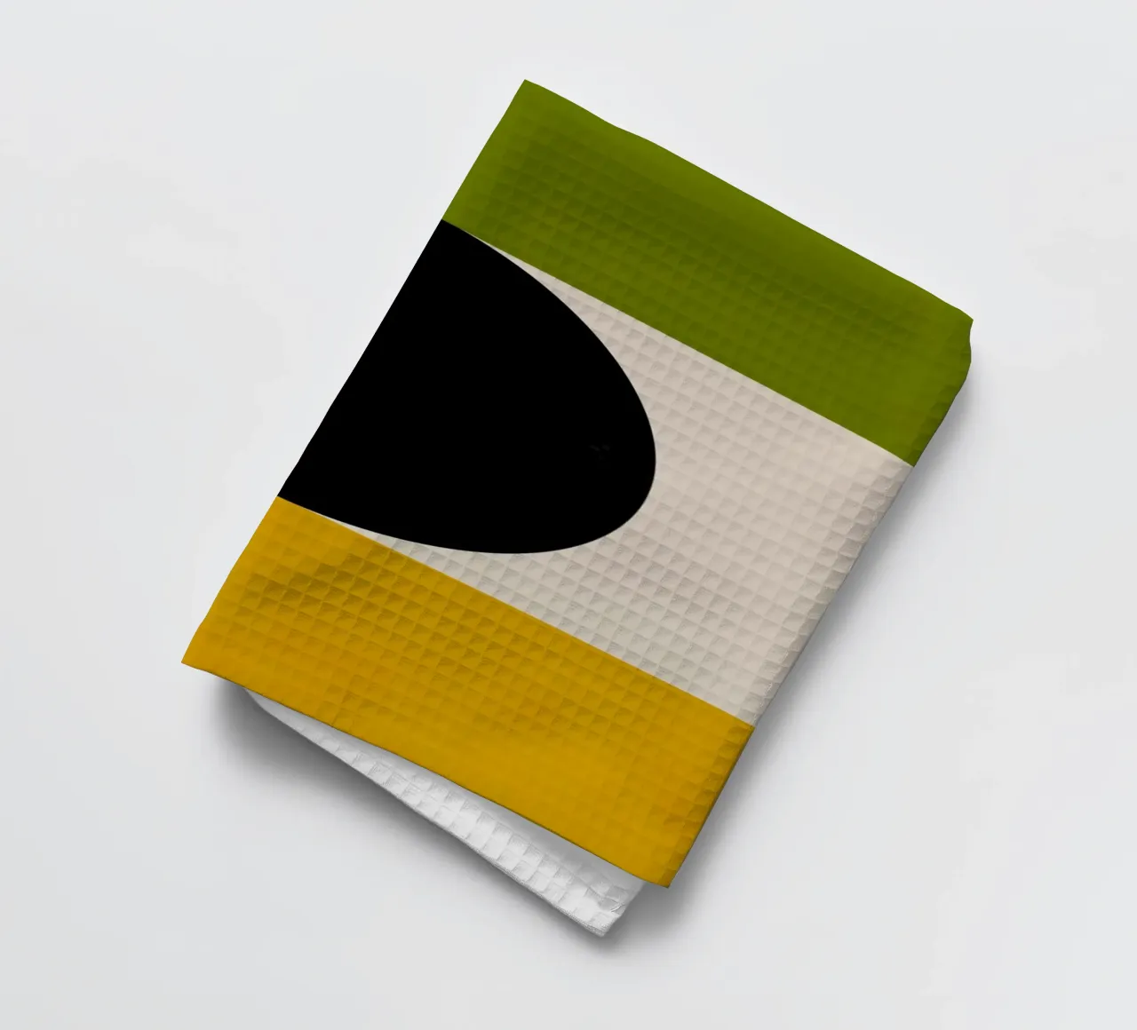 Bold Shapes Blocks Moderna torchon de TijanaArtStudio88