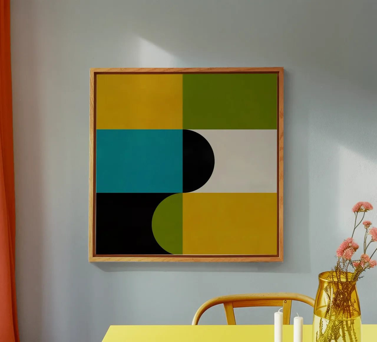 Bold Shapes Blocks Moderna metacrilato de TijanaArtStudio88
