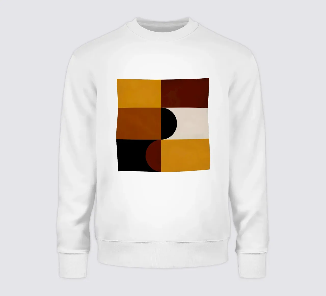 Cozy Bold Shapes Blocks Moderna felpa da TijanaArtStudio88