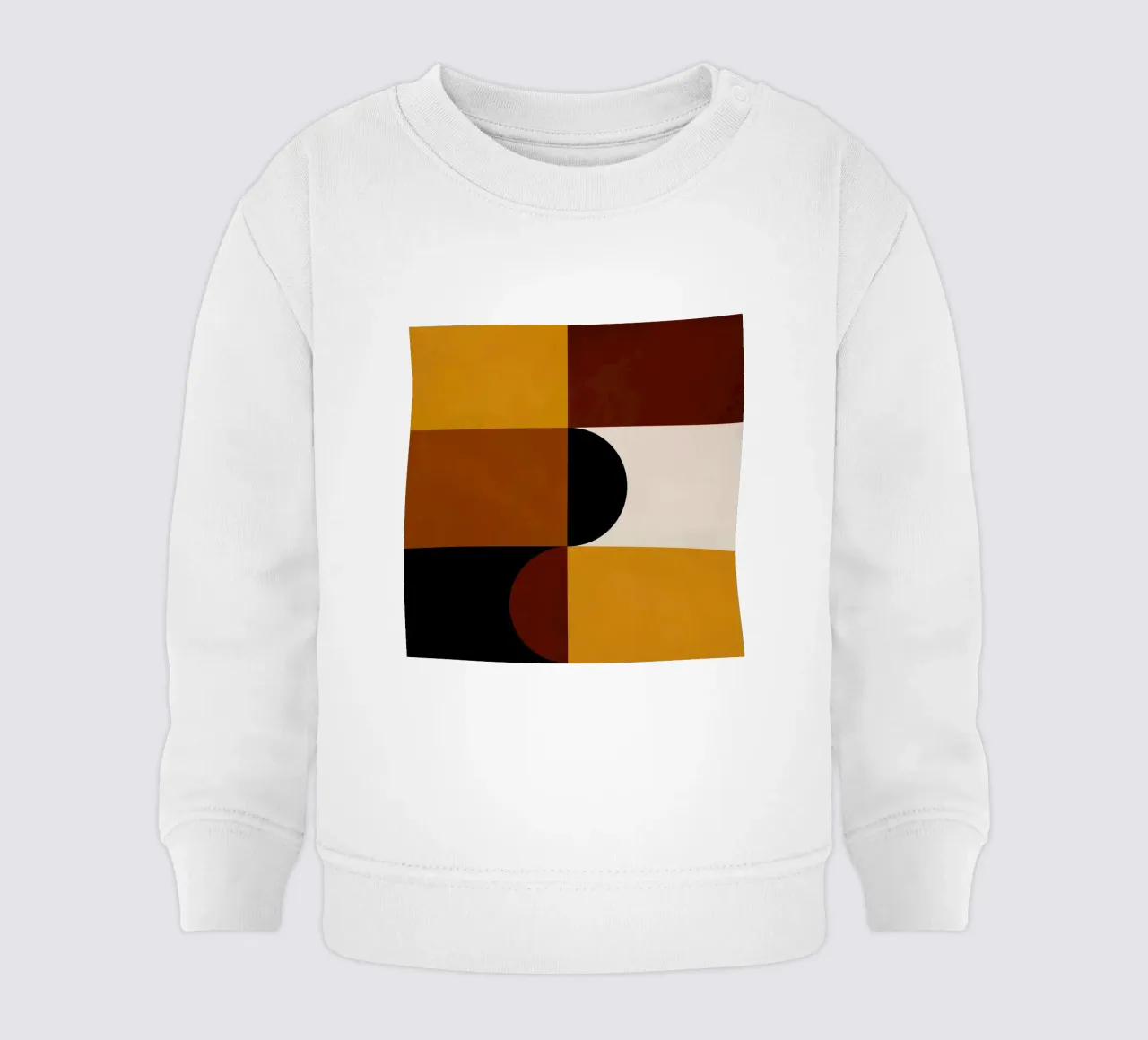 Cozy Bold Shapes Blocks Moderna felpa neonato da TijanaArtStudio88