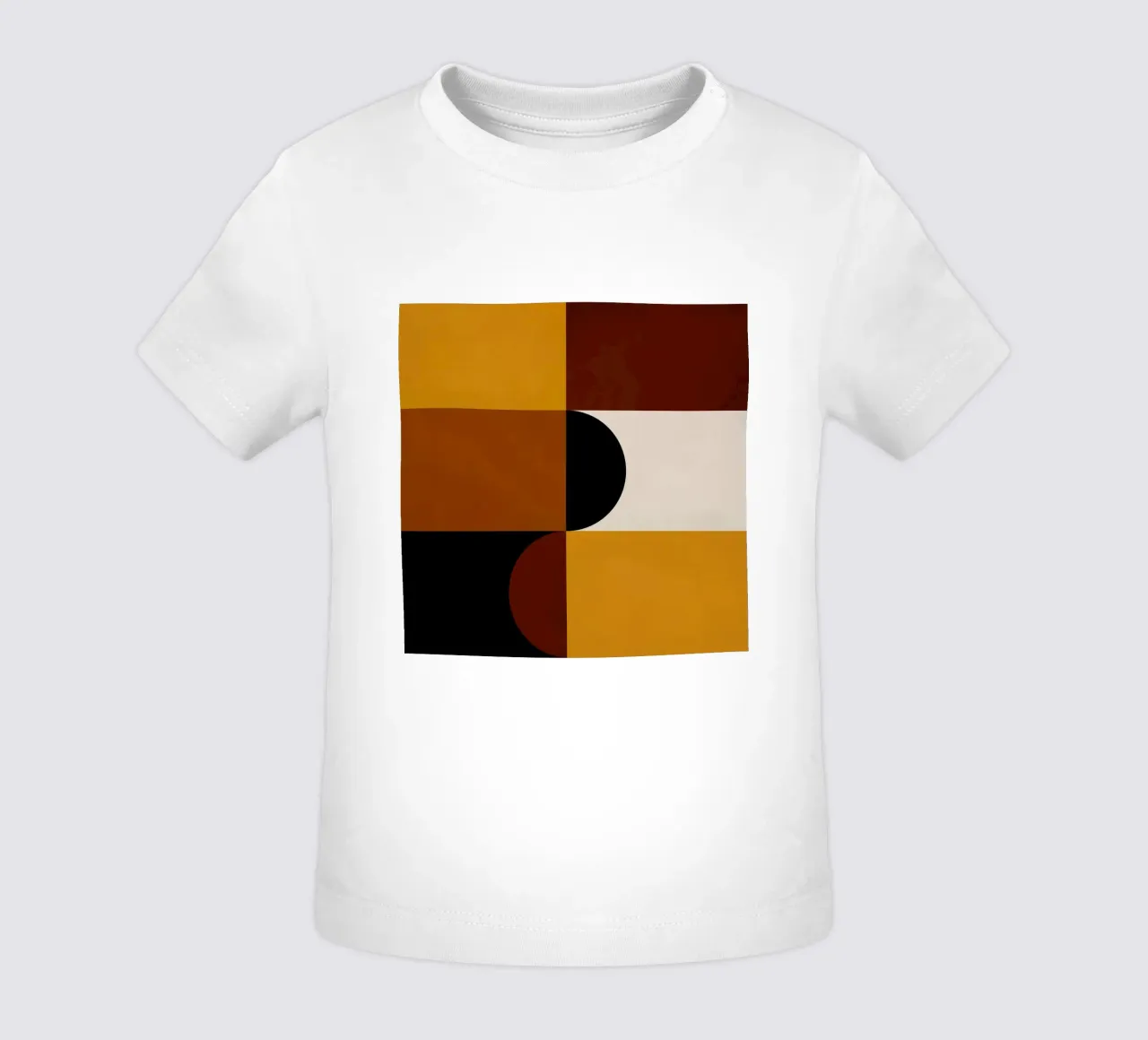 Cozy Bold Shapes Blocks Moderna maglietta neonato da TijanaArtStudio88