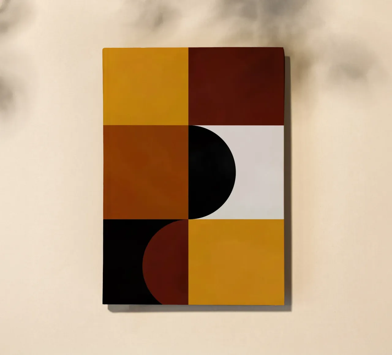 Cozy Bold Shapes Blocks Moderna diario da TijanaArtStudio88