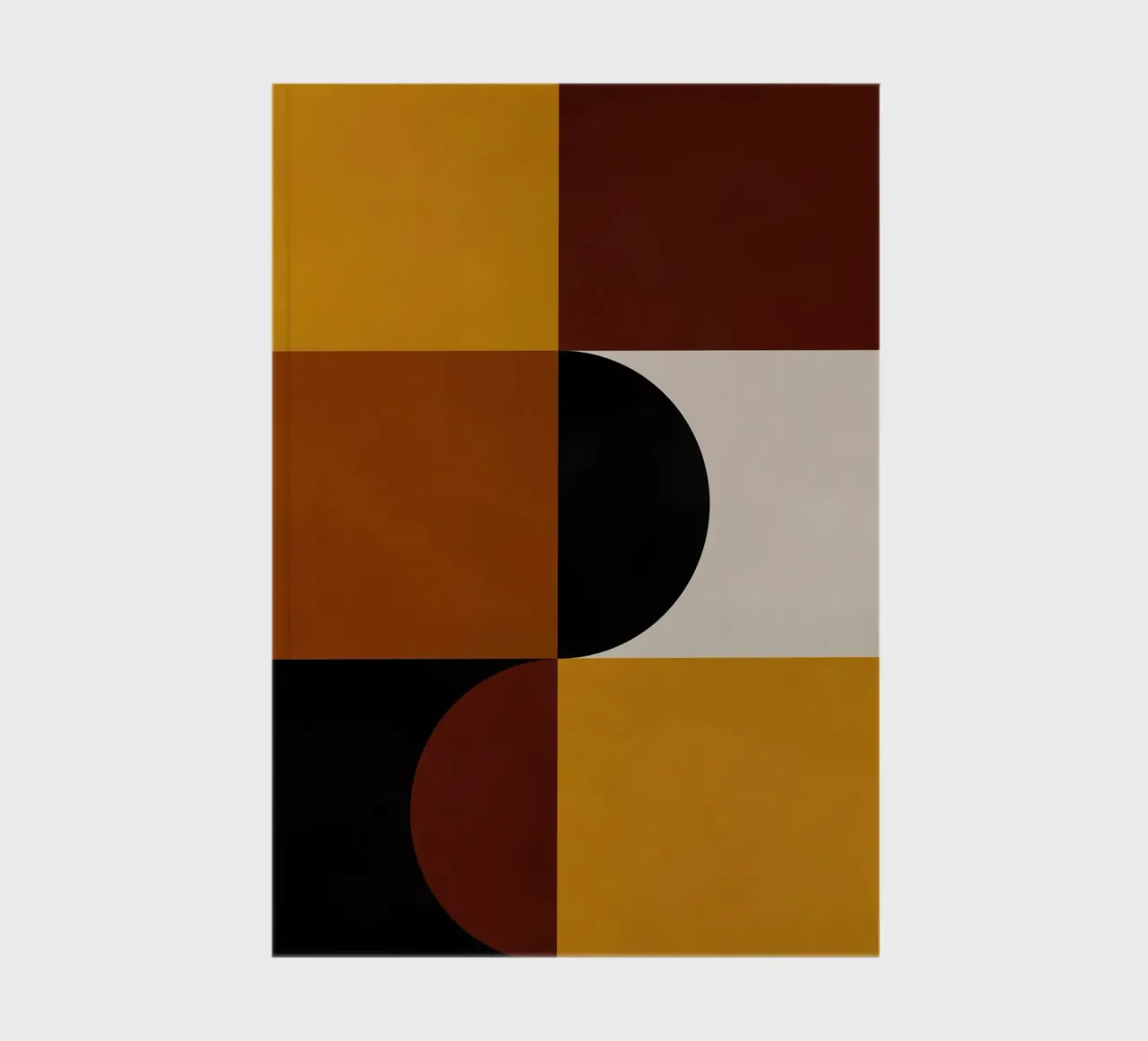 Cozy Bold Shapes Blocks Moderna diario da TijanaArtStudio88