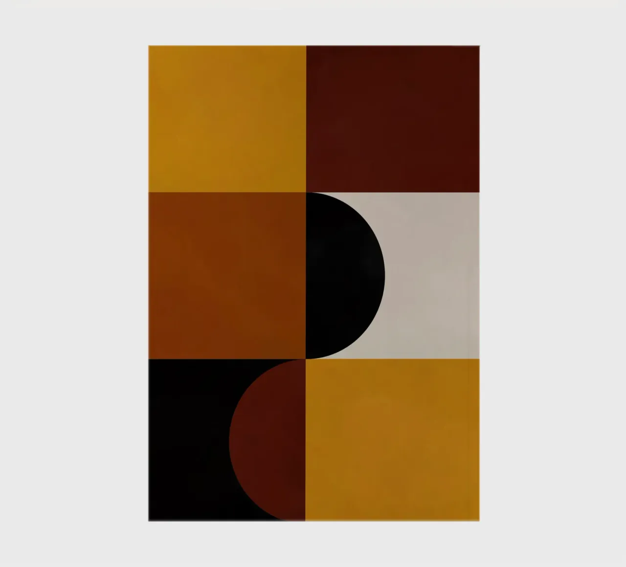 Cozy Bold Shapes Blocks Moderna diario da TijanaArtStudio88