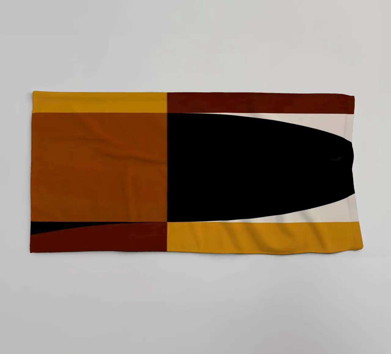 Cozy Bold Shapes Blocks Moderna asciugamano da bagno da TijanaArtStudio88