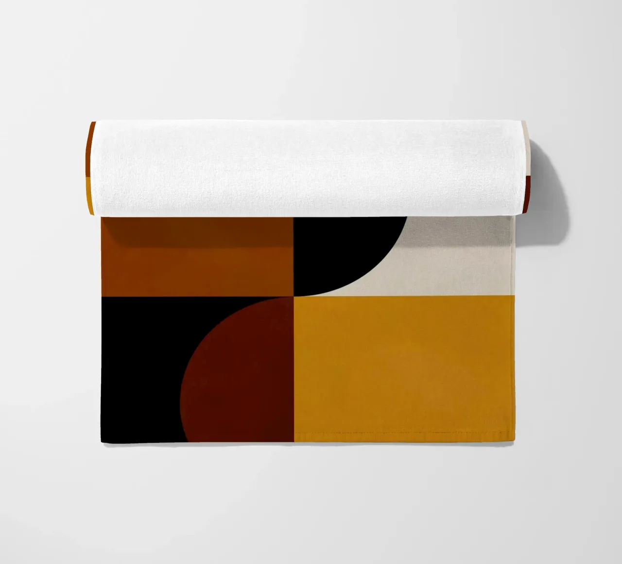 Cozy Bold Shapes Blocks Moderna telo mare da TijanaArtStudio88