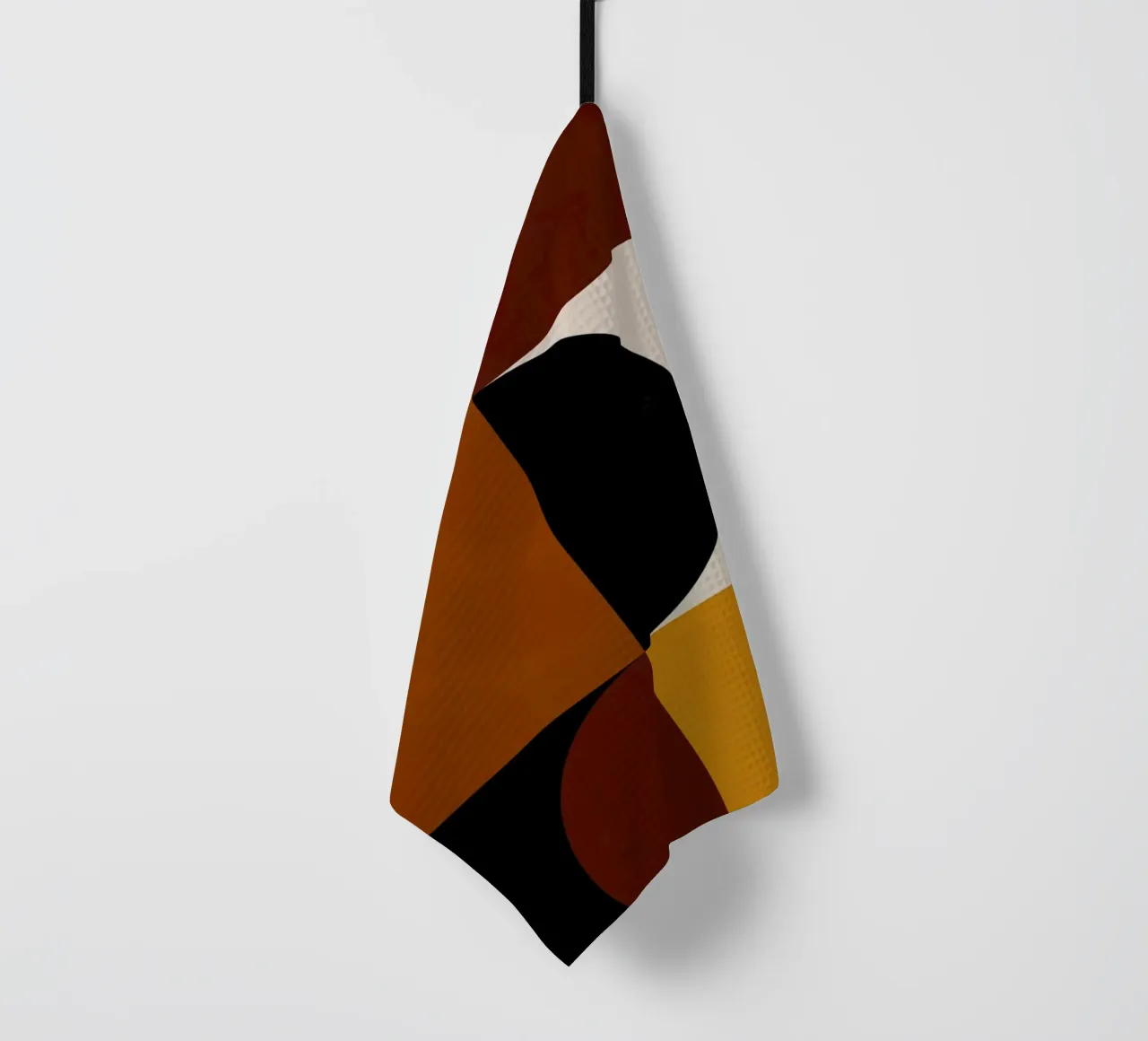 Cozy Bold Shapes Blocks Moderna torchon de TijanaArtStudio88