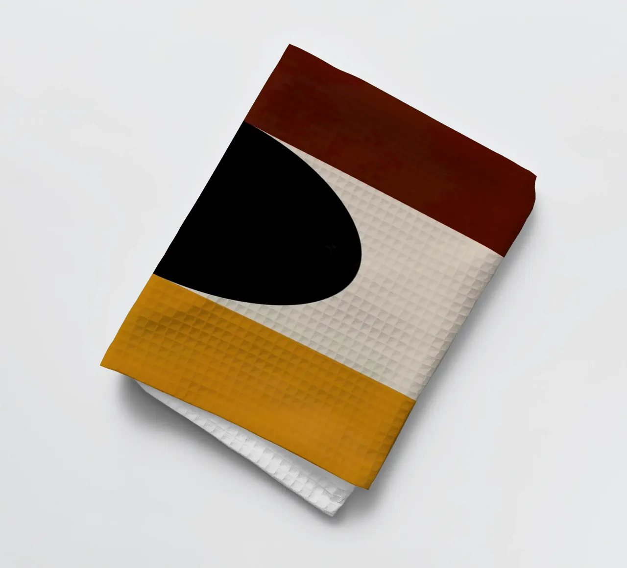 Cozy Bold Shapes Blocks Moderna torchon de TijanaArtStudio88