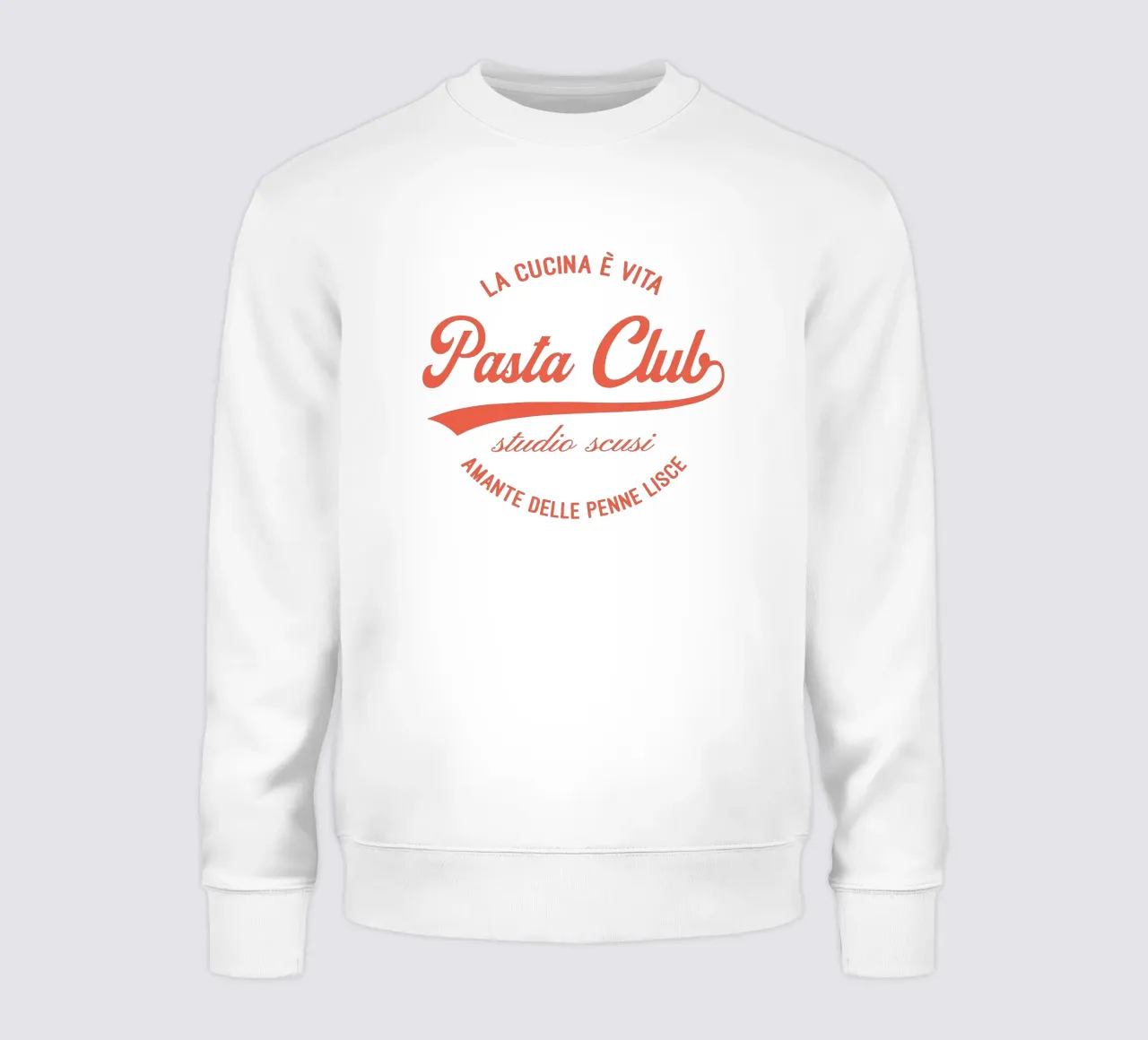 Pasta Club - Badge felpa da studio scusi