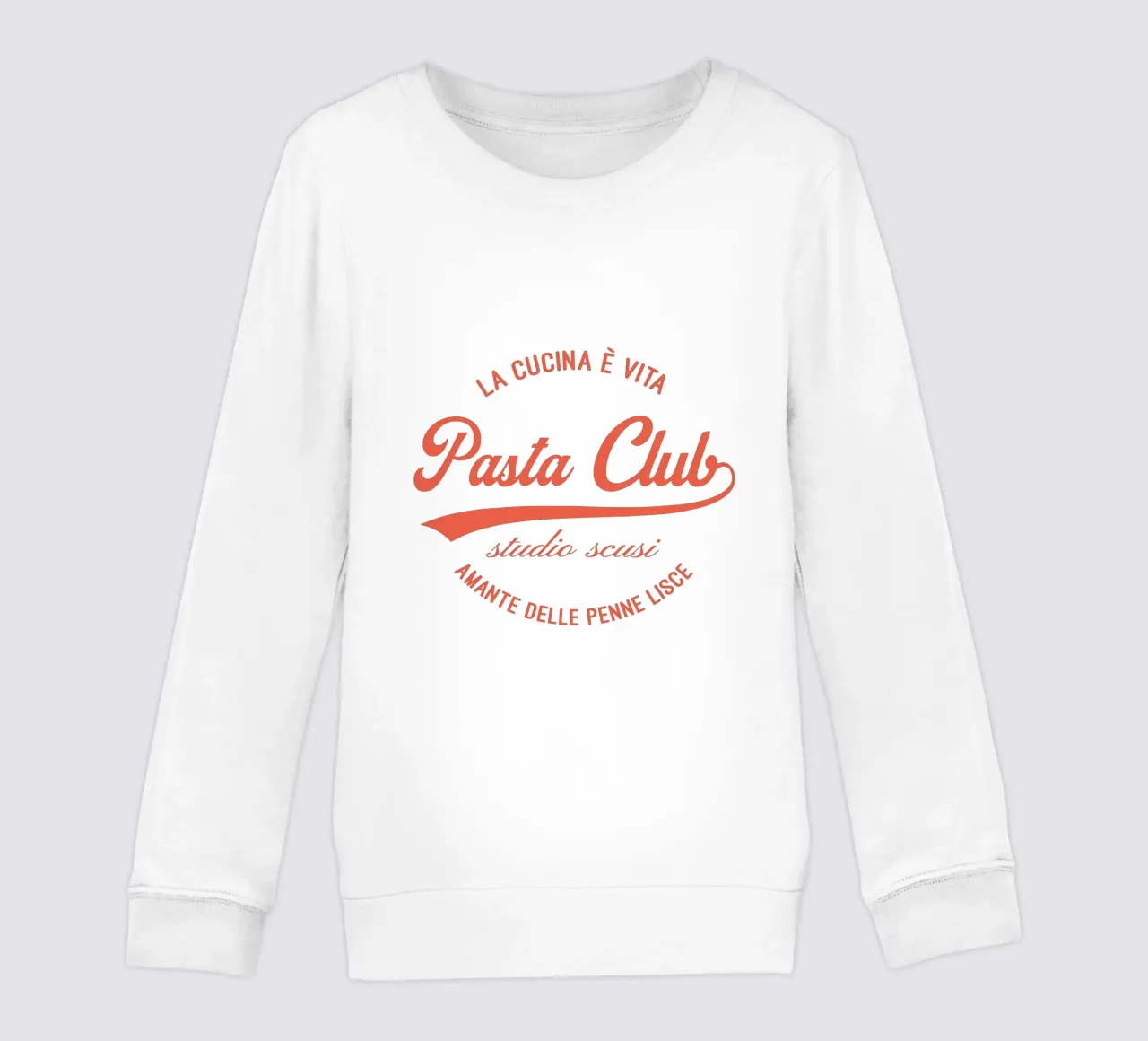 Pasta Club - Badge felpa bambino da studio scusi