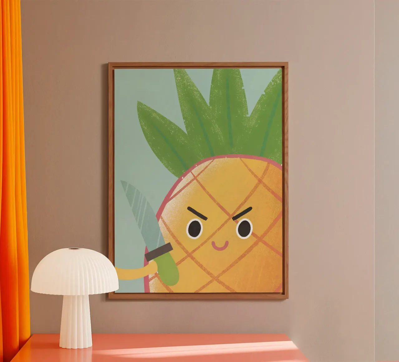 Ananas con coltello pannello forex da LOYAL SHOP