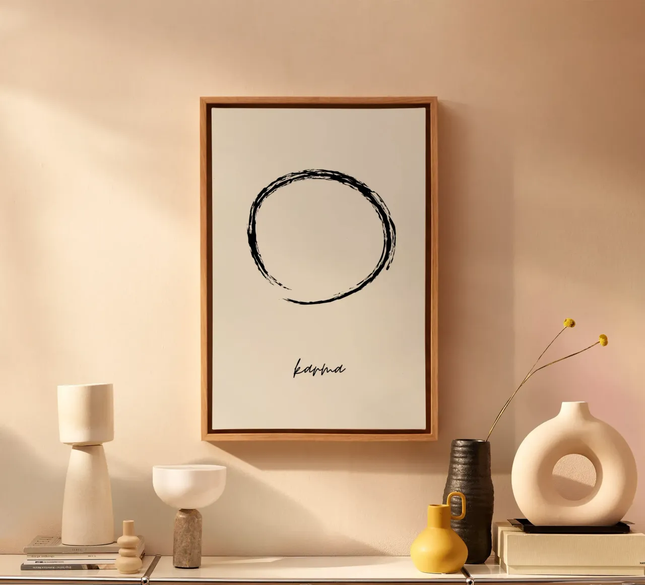 Karma tela con Cornice a cassetta da NORDLICHT DESIGNS