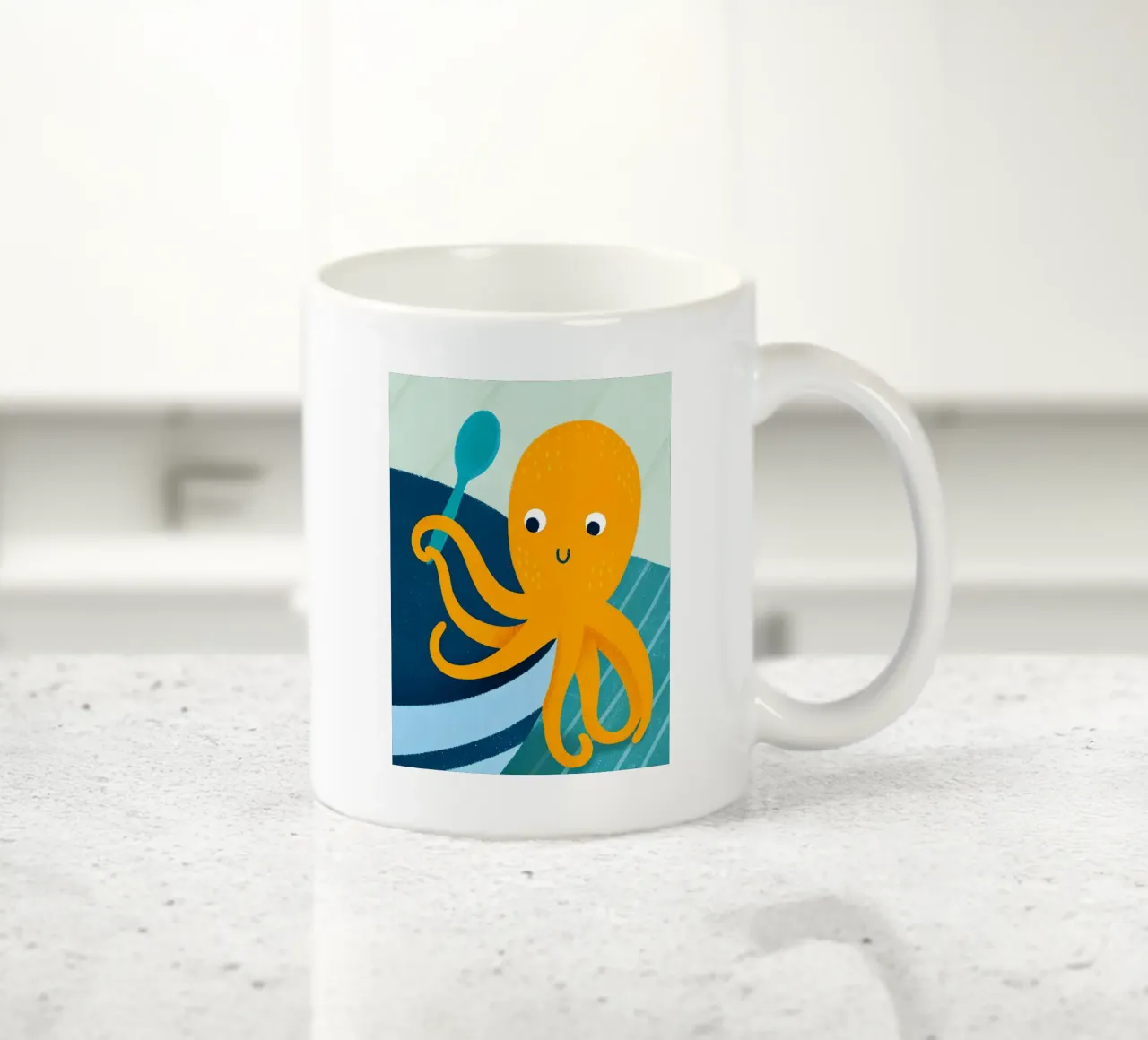 Polpo carino tazza in ceramica da LOYAL SHOP