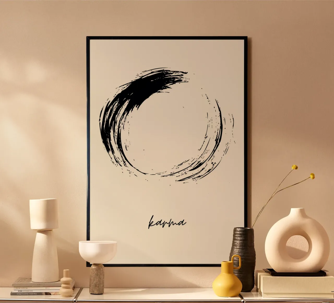 Karma poster con telaio in plastica da NORDLICHT DESIGNS