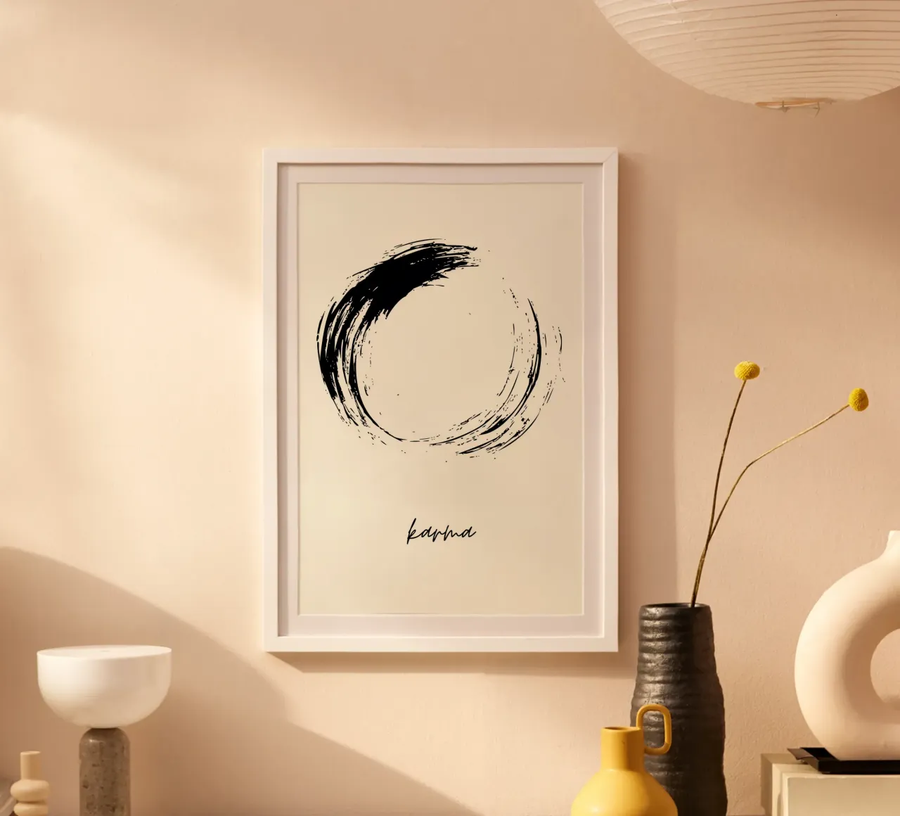 Karma poster con telaio in plastica da NORDLICHT DESIGNS