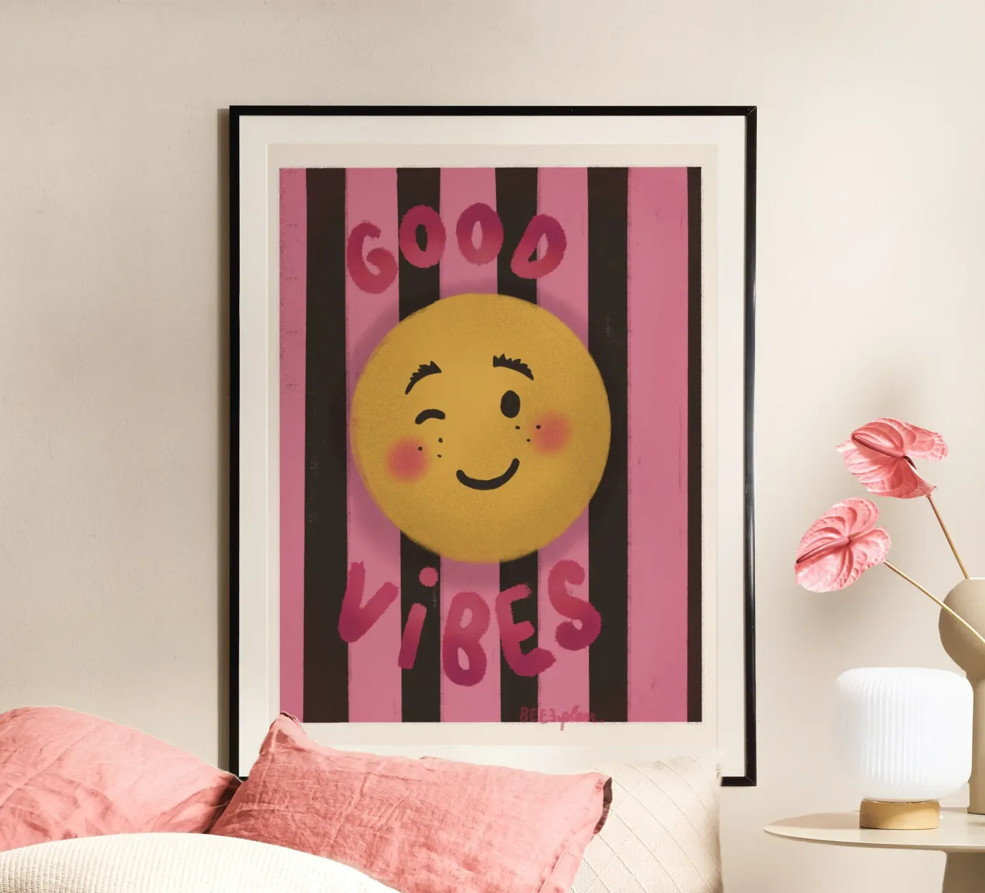 Good Vibes poster da Beeeplan