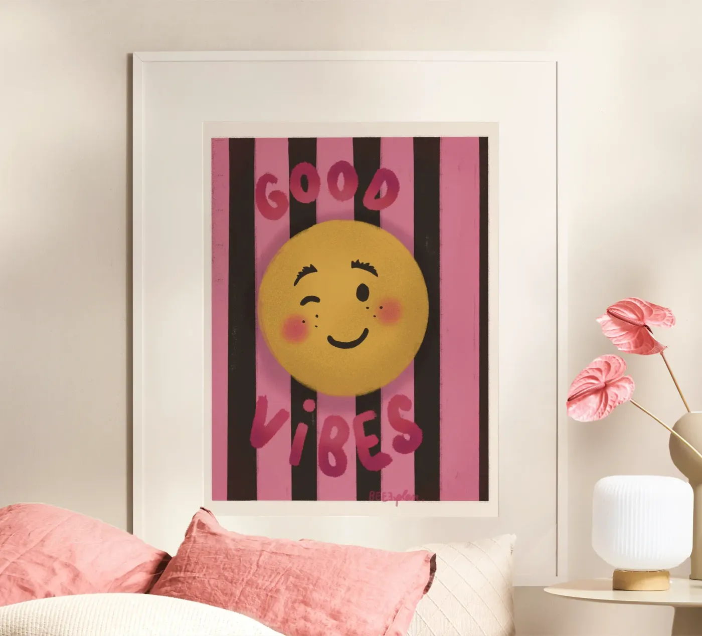 Good Vibes poster da Beeeplan