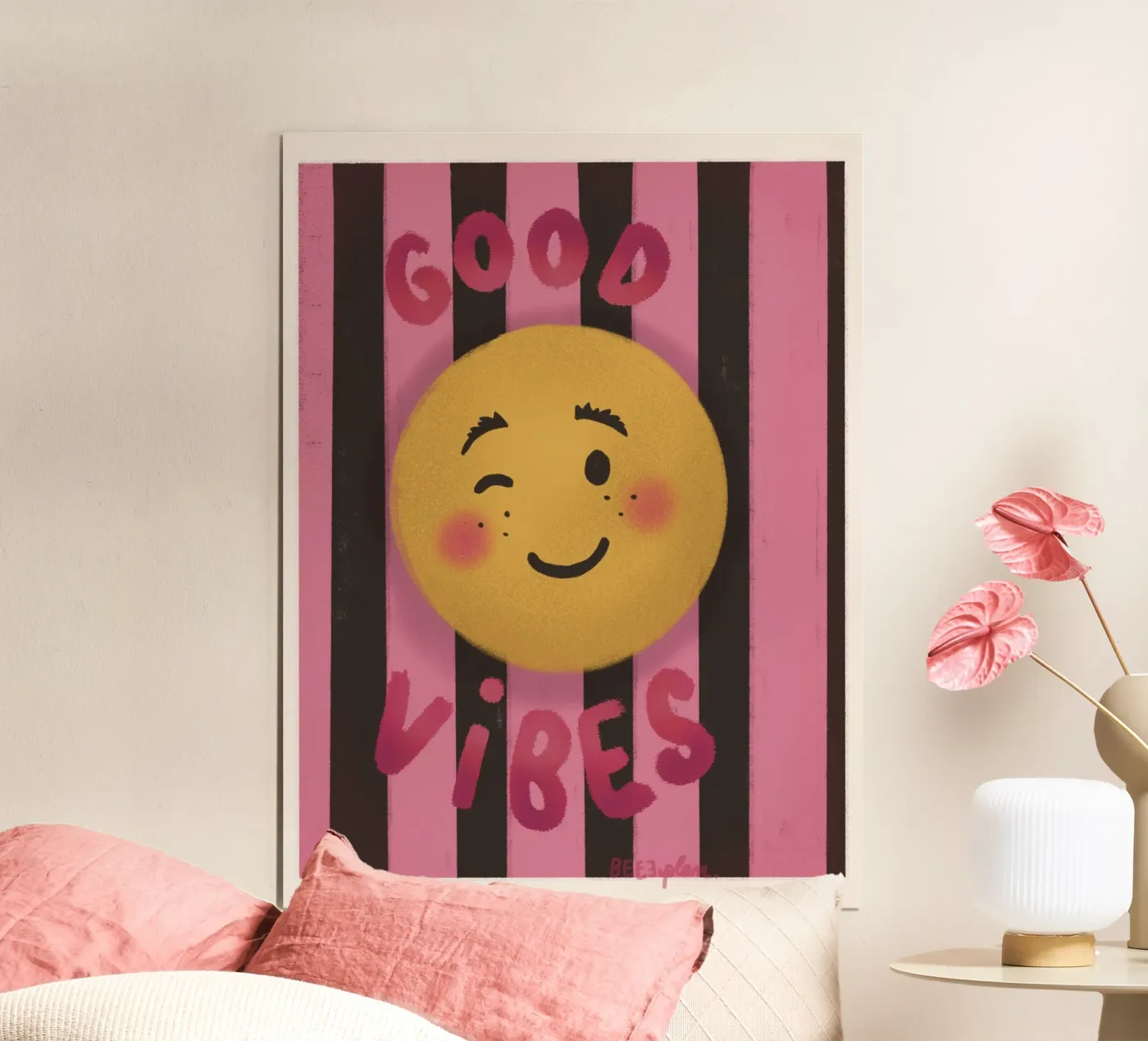 Good Vibes poster da Beeeplan