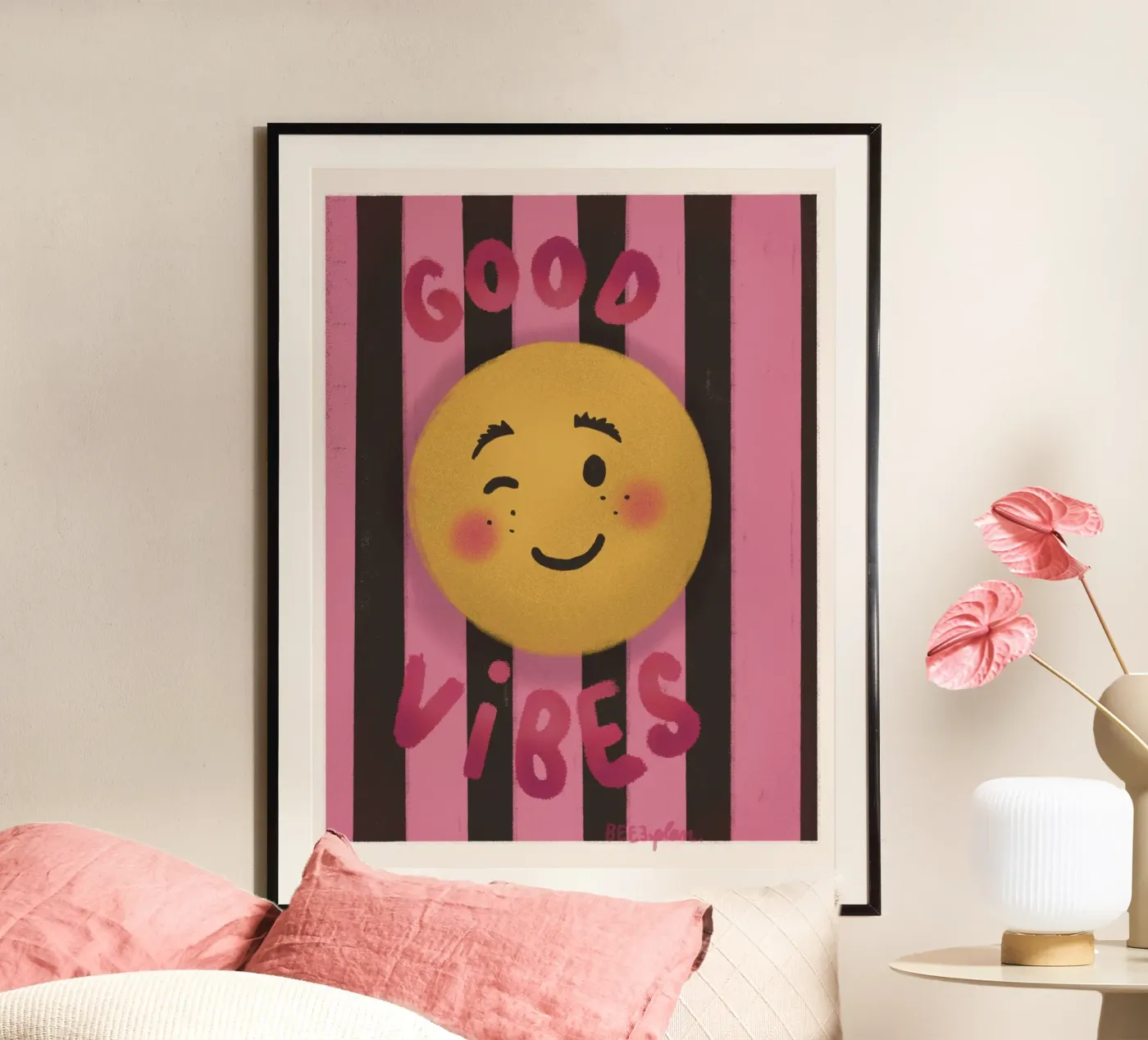 Good Vibes poster da Beeeplan