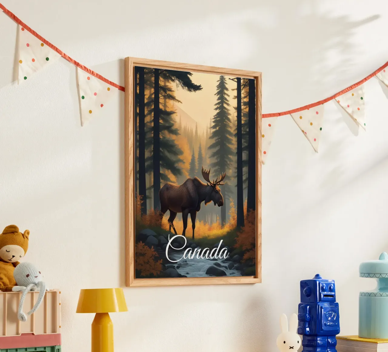 Alce del Canada plexiglass da Charnwood Prints