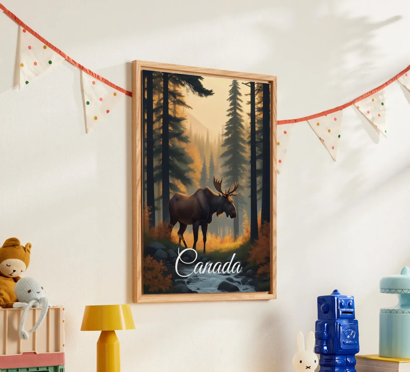 Alce del Canada plexiglass da Charnwood Prints