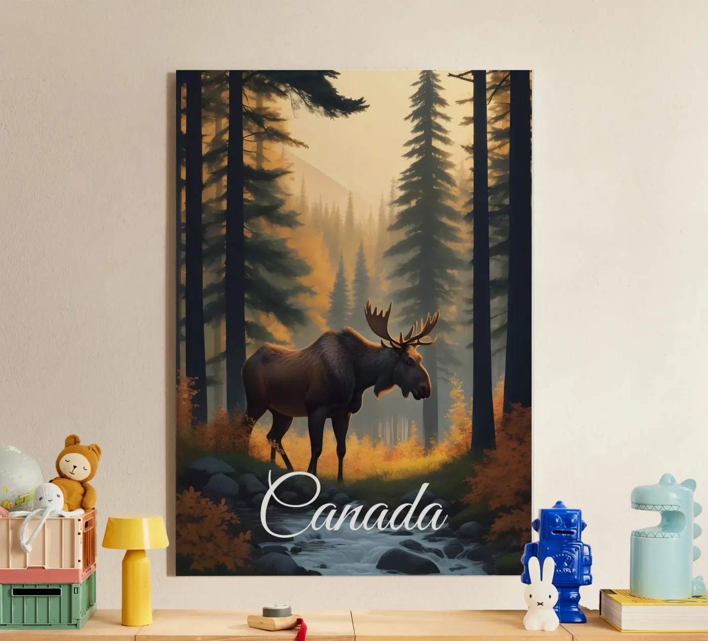 Alce del Canada plexiglass da Charnwood Prints