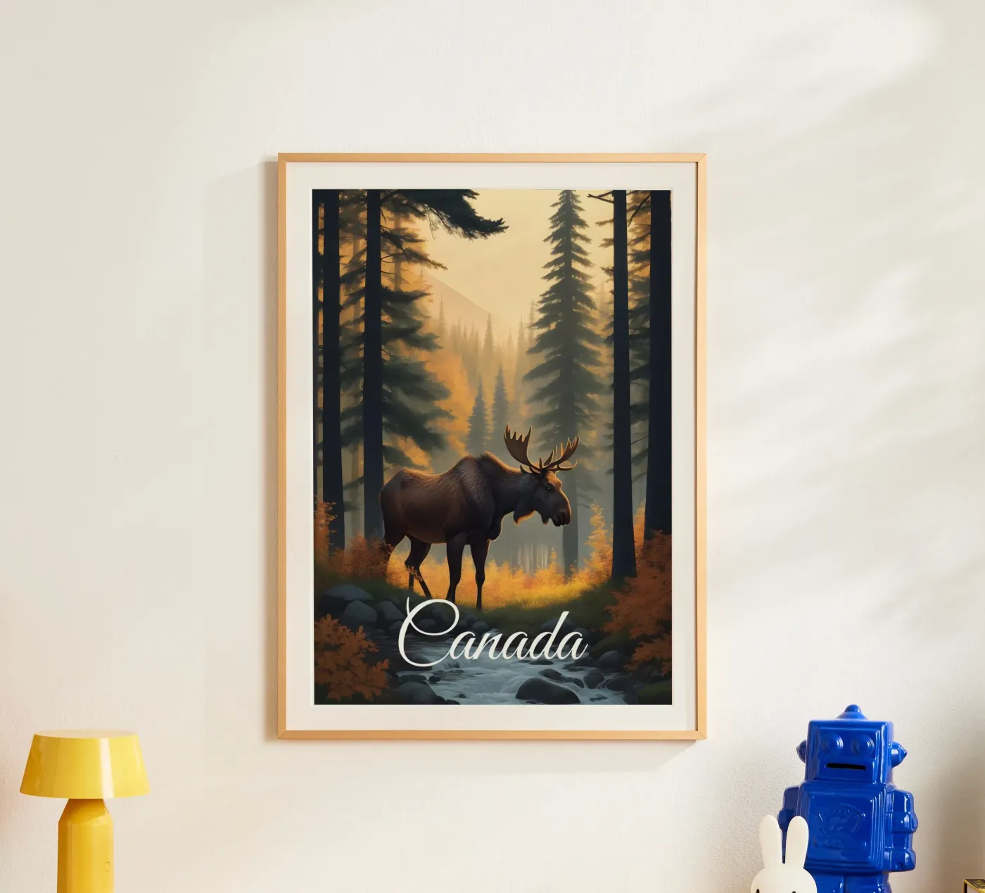 Alce del Canada poster da Charnwood Prints