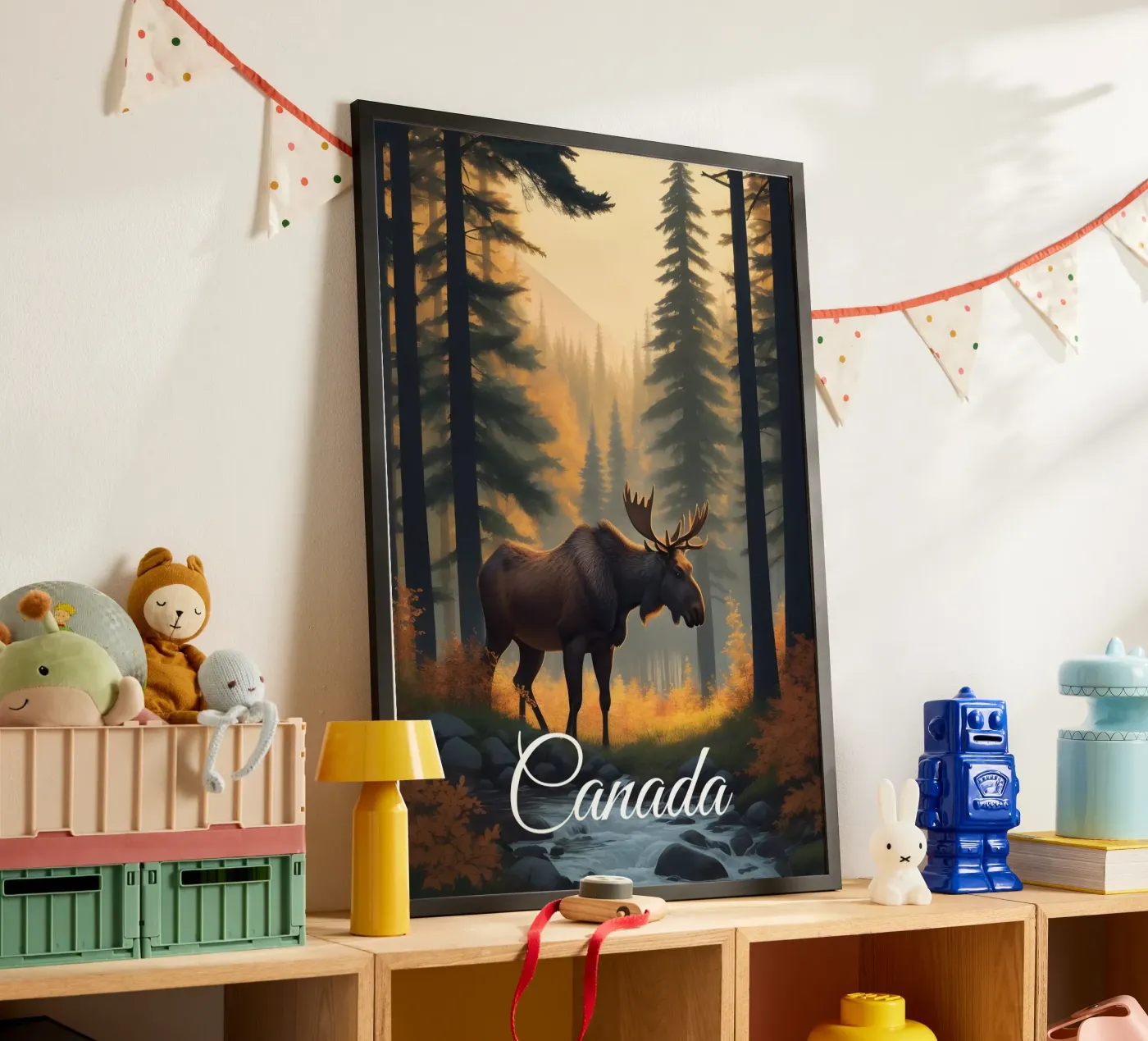 Alce del Canada poster da Charnwood Prints